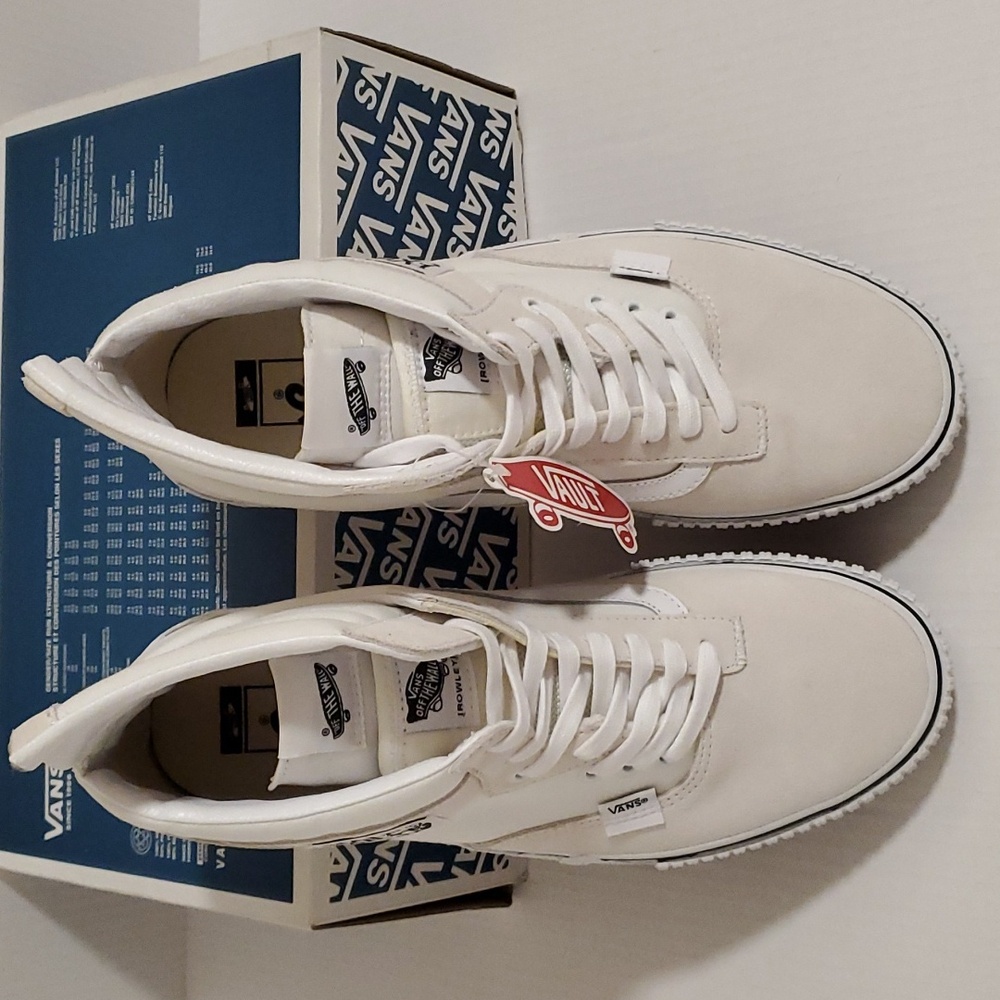 Vans Cap Mash High LX 'White' VN0A4UWP1VM / Men's Sz 10.5 - Picture 5 of 8